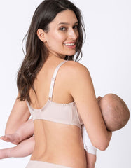 Women Seraphine Nursing Bras &amp; Lingerie | Seraphine Nude T-Shirt Maternity &amp; Nursing Bra