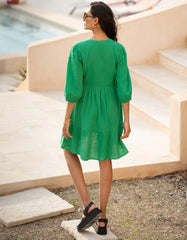 Women Seraphine Tops | Pure Cotton Maternity-To-Nursing Tunic Dress