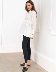 Women Seraphine Tops | Tailored Maternity Shirt