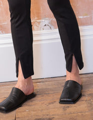 Women Seraphine Trousers &amp; Skirts | Cigarette Style Black Maternity Pants