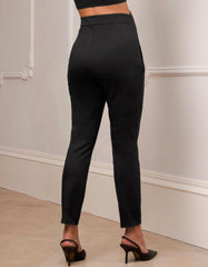 Women Seraphine Trousers &amp; Skirts | Slim Leg Black Maternity Pants
